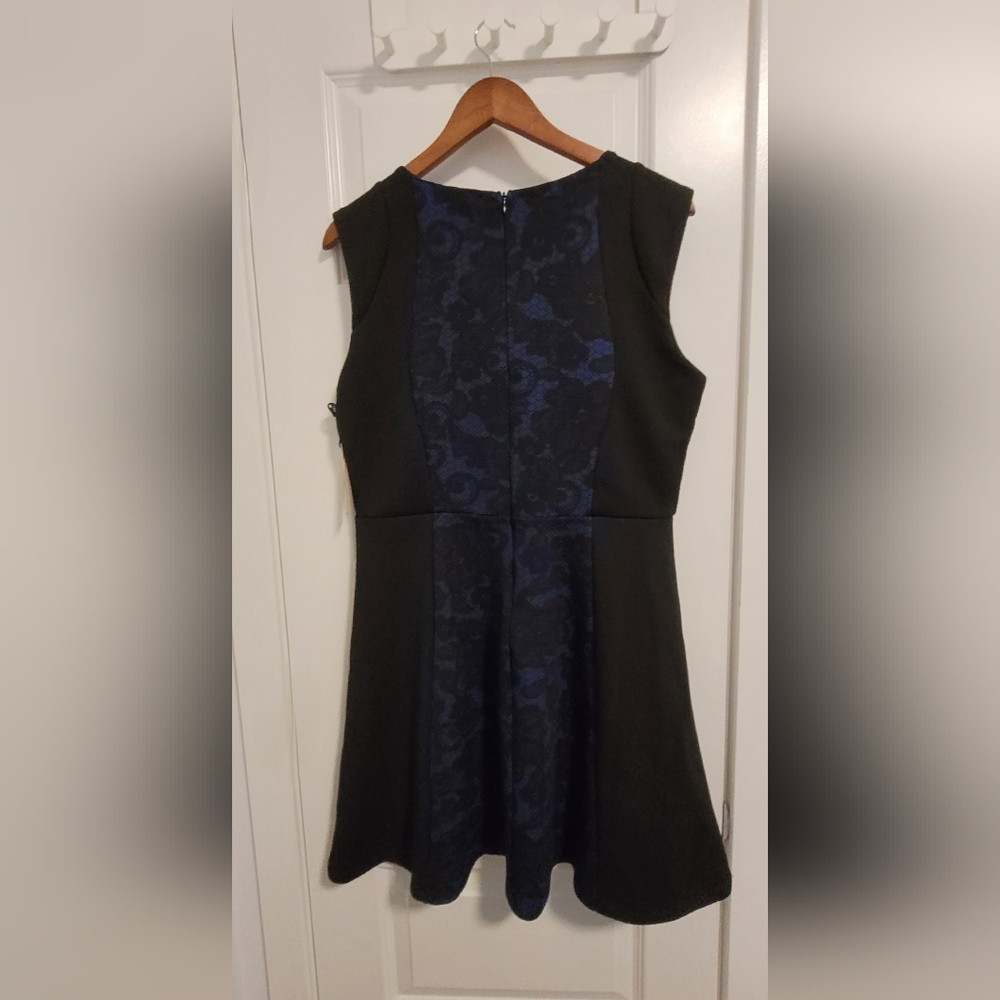 Dex Black and Blue Dress L